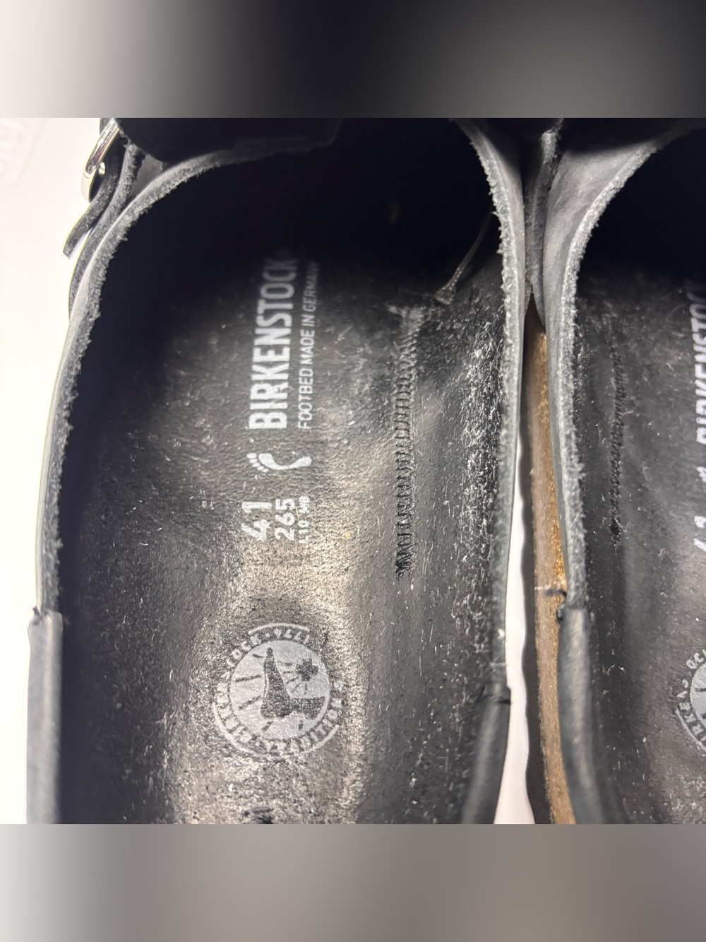 NWOT Birkenstock Black Buckley Clog Size 41 EU or 10/10.5 US - Picture 11 of 11